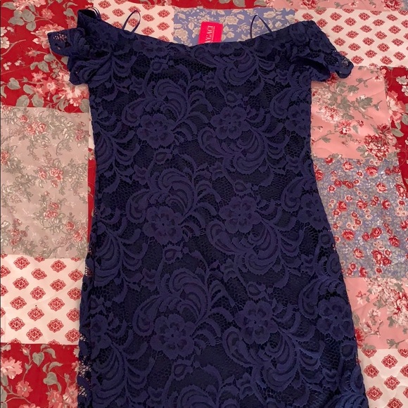 a'gaci Dresses & Skirts - Off the shoulder lace dress a'gaci Dresses & Skirts - Off the shoulder lace dress